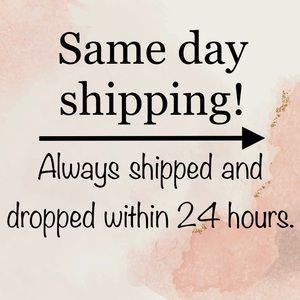 Same day shipping!